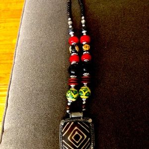 Large Indian chunky costume jewelry - necklace